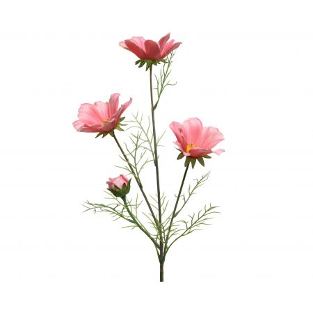 Calliopsis op stam polyester roze L.17cm x W.17cm x H.64cm