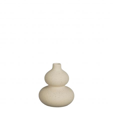 Vase beige – H11,5xT10cm