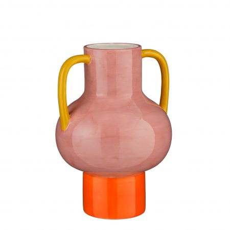 Stratt Vase rosa – L21xB19xH30cm