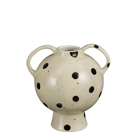Gala Vase weiß – L22xB18xH23cm