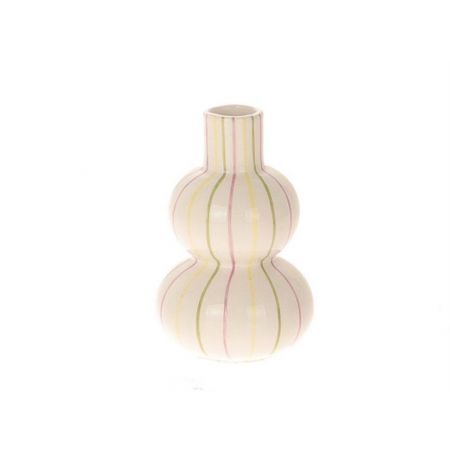 Vase Konvingdo Verstripe d7.5h12.5 Mixed Colours